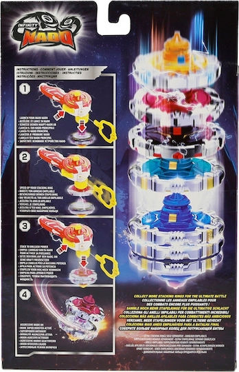 Just Toys Infinity Nado V Stacking Battle Pack Advanced Edition Cracking Sword για 5+ Ετών