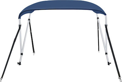 vidaXL Aluminium Boat Canopy L180xW130xH110cm Blue