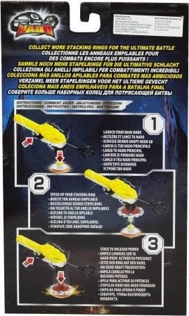 Just Toys Interaktives Spielzeug Kreisel V Stapelbar - Entry Edition Feuriger Drache für 5+ Jahre