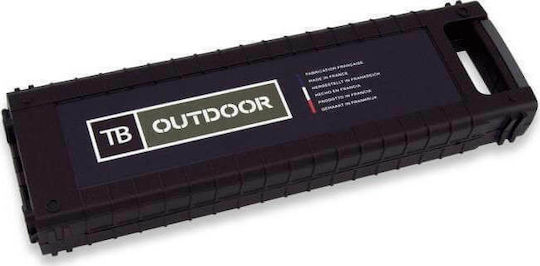 TB Outdoor Maraudeur Paracord Knife Survival Paracord Brown in Sheath