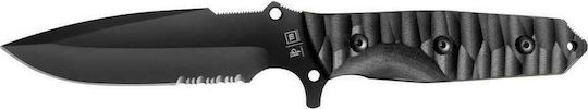 TB Outdoor Maraudeur G10 Knife Survival Black in Sheath