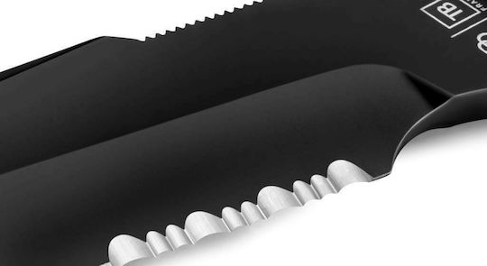 TB Outdoor Maraudeur G10 Knife Survival Black in Sheath