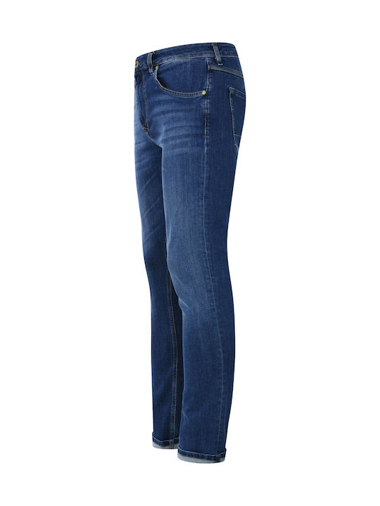 Zack M Pantaloni Jeans pentru Bărbați Elastic Albastru