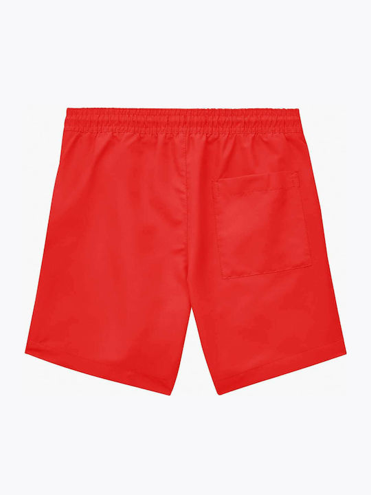 Calvin Klein Swimsuit Bermuda Kids Swimwear Swim Shorts Red
