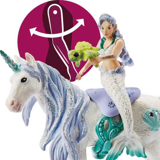Schleich-S Schleich-S Mermaid Riding On Sea Unicorn Bayala For 5-12 Multi (Μiscellaneous Designs)