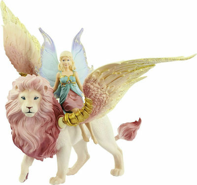 Schleich-S Miniature Toy Fairy in Flight on Winged Lion Bayala for 3+ Years