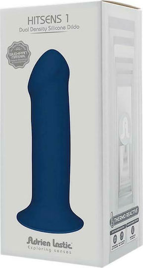 Adrien Lastic Hitsens Dual Density Silicone Dildo Realistisches Dildo Blue 18cm