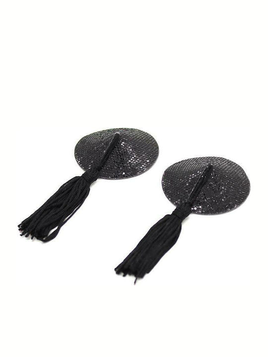 Fetish Addict Self Adhesive Nipple Covers Capace de sfârcuri Negre
