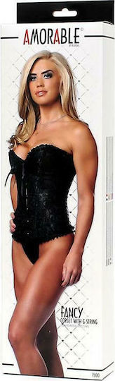 Rimba Corset with Thong Seturi de lenjerie sexy Black R1500.1