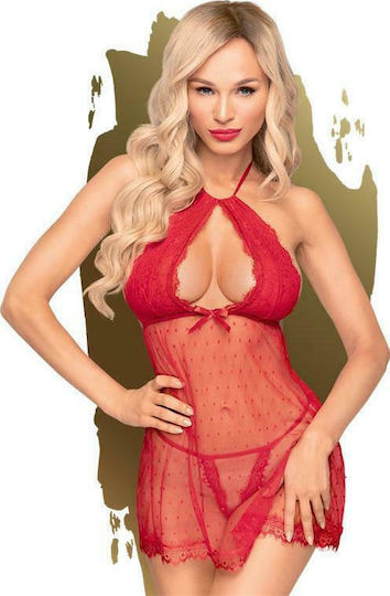 Penthouse Libido Boost Babydoll Секси роба Red