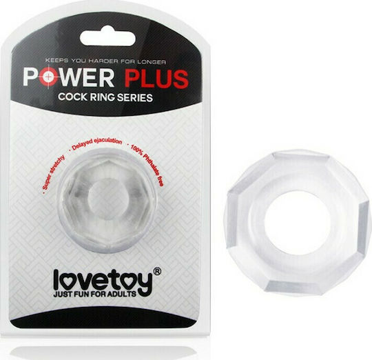 Lovetoy Power Plus Flexible Cockring Clear