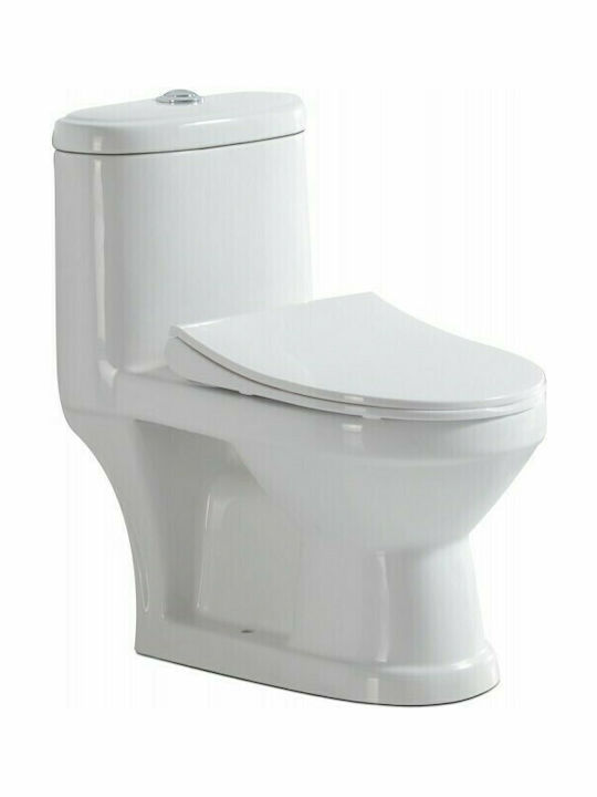 Inter Ceramic Bebe Παιδική Λεκάνη Δαπέδου με Καζανάκι Λευκή Inter Ceramic Bebe Παιδική Λεκάνη Δαπέδου με Καζανάκι Λευκή