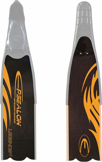 Epsealon Legends+ Carbon Replacement Diver Fin Blade Black