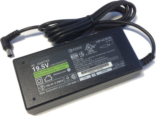 Φορτιστής Laptop 90W 19.5V 4.74A για Sony χωρίς Καλώδιο Τροφοδοσίας