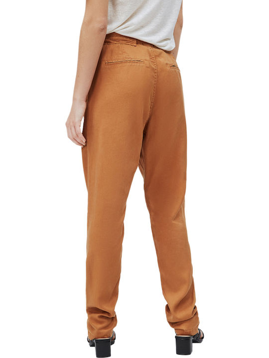 Pepe Jeans Dash Damen Stoff Palazzo-Hose Tabac Braun