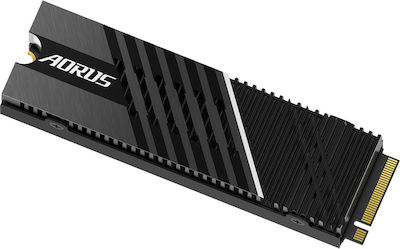 Gigabyte Aorus Gen4 7000s SSD 2TB τύπου M.2 με σύνδεση PCI Express 4.0 και Ψύκτρα (PS5 Compatible) GP-AG70S2TB