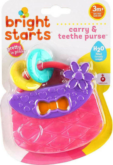 Bright Starts Geantă Șobolan Dentare Și Calmarea Dentiției Din Plastic Pentru 3 Luni+