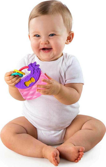 Bright Starts Geantă Șobolan Dentare Și Calmarea Dentiției Din Plastic Pentru 3 Luni+