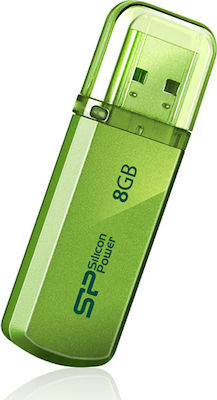 Silicon Power Helios 101 8GB USB 2.0 Stick Green