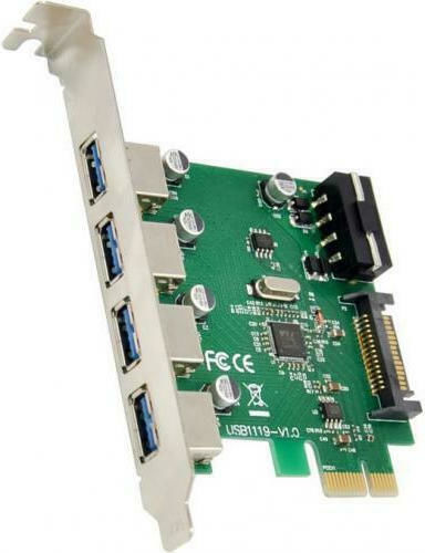 Powertech PCIe Controller with 4 USB 3.0 Ports