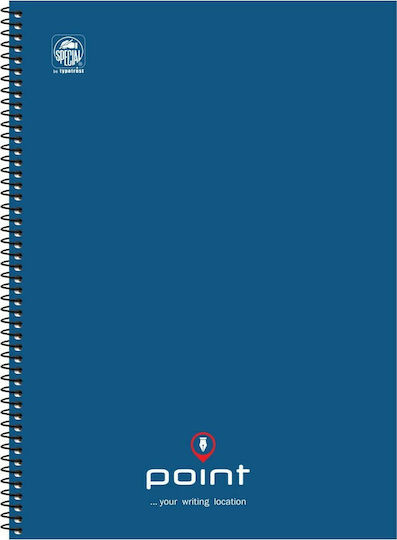 Typotrust Spiral Notebook Ruled A4 3 Subjects Point (Various Colours)