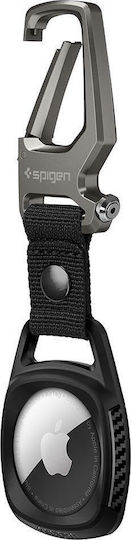 Spigen Rugged Armor Keychain Case for AirTag Matte Black