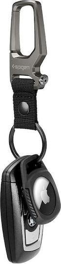 Spigen Rugged Armor Keychain Case for AirTag Matte Black