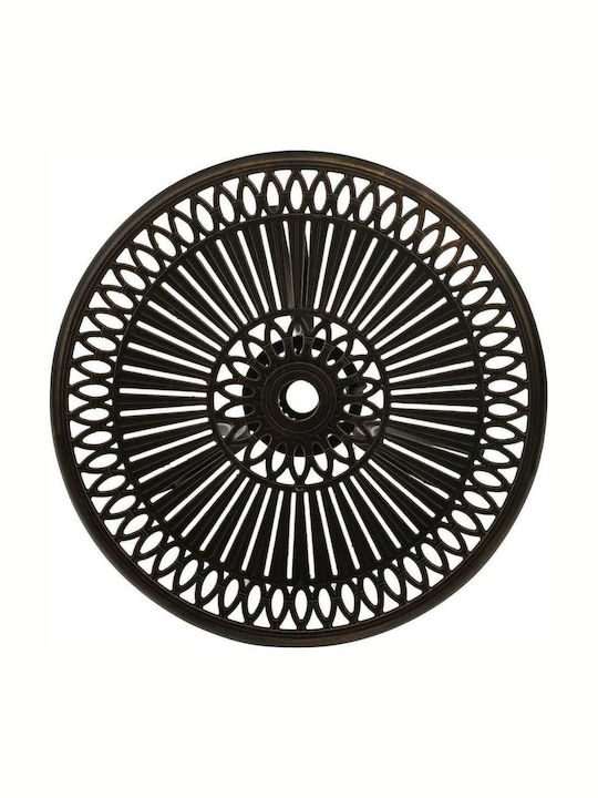 Masa pentru spații exterioare mici Aluminiu Bronz 62x62x65buc