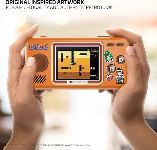 Dreamgear Dig Dug Elektronische Handheld-Spielkonsole für Kinder