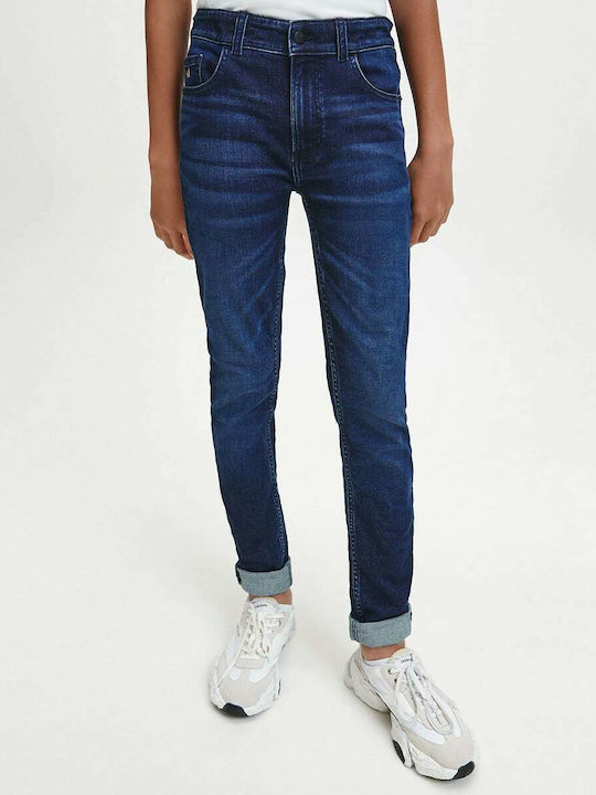 Calvin Klein Essential Παιδικό Τζιν Παντελόνι Μπλε