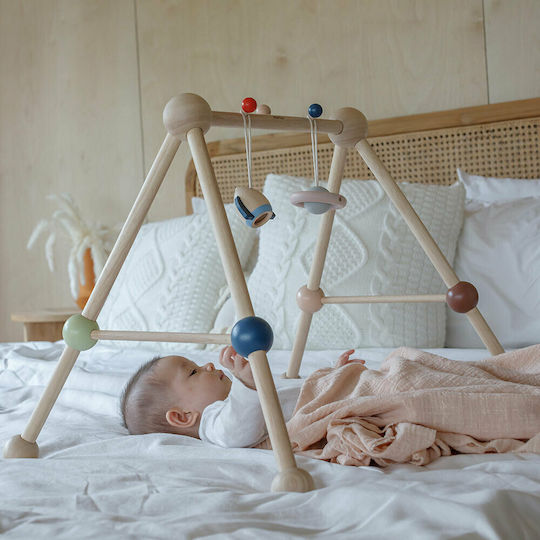 Plan Toys Wooden Activity Gym for Newborns
