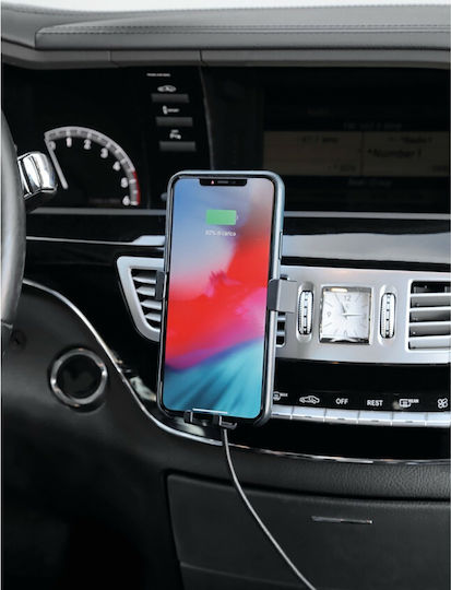 Lampa Graviton Car Mobile Mount with Adjustable Hooks and Wireless Charging Black