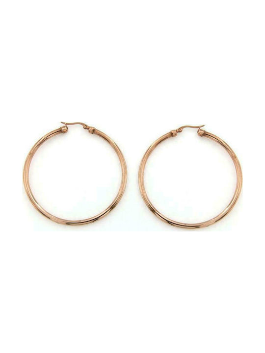 Jools Earrings Hoops made of Steel Gold Plated