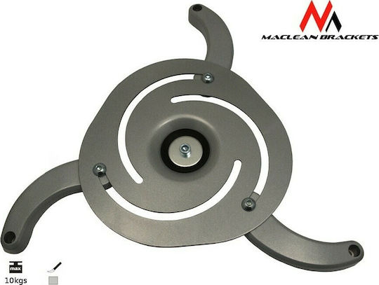 Maclean Energy Projektorhalterung Decke MC-517 S mit maximaler Belastung von 10kg Silber
