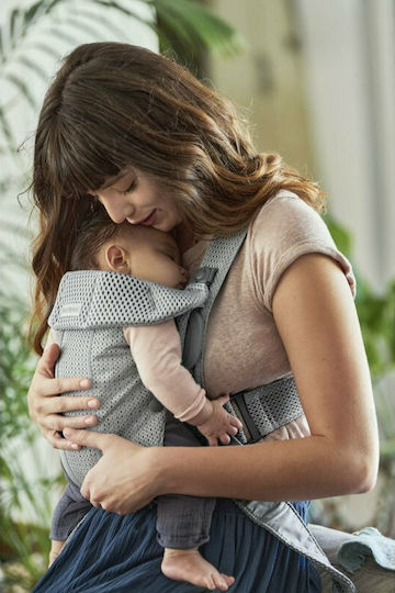 BabyBjorn Classic Carrier Mini 3D Mesh Grey with Maximum Weight 11kg