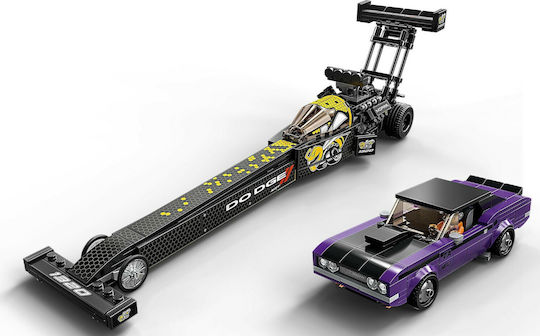 LEGO Speed Champions Mopar Dodge/SRT Top Fuel Dragster и 1970 Dodge Challenger T/A за 8+ години