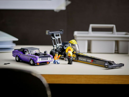 LEGO Speed Champions Mopar Dodge/SRT Top Fuel Dragster и 1970 Dodge Challenger T/A за 8+ години