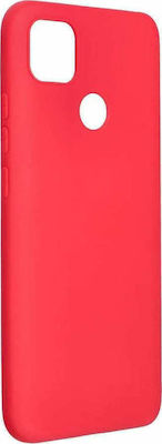 Forcell Soft Silicone Back Cover Red (Redmi 9C)