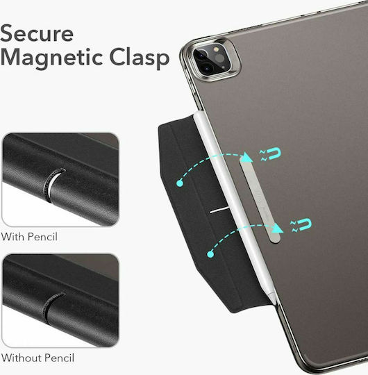 ESR Ascend Tempered Glass Flip Cover Gray iPad Pro 2021 12.9"