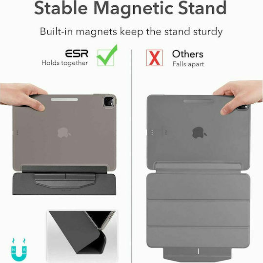 ESR Ascend Trifold Флип капак Черен (iPad Pro 2021 12.9" - iPad Pro 2021 12.9")