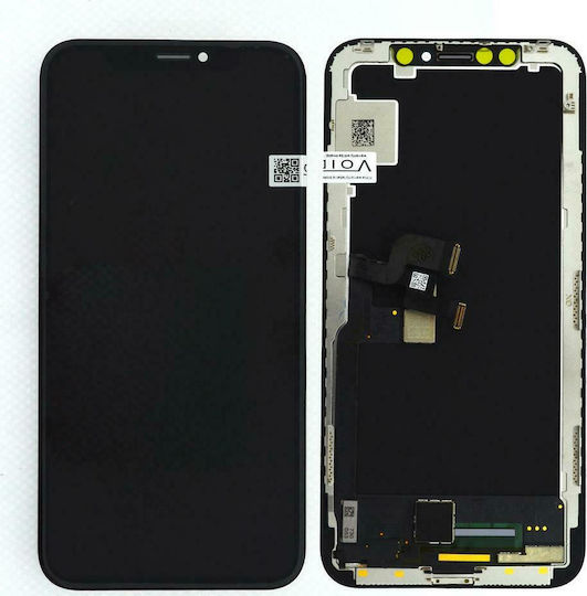 Οθόνη OLED Soft OLED με Μηχανισμό Αφής για iPhone X (Μαύρο)