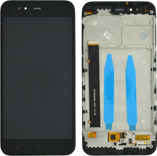 Xiaomi Οθόνη mit Touch-Mechanismus und Rahmen für Mi 5X/Mi A1 (Schwarz)