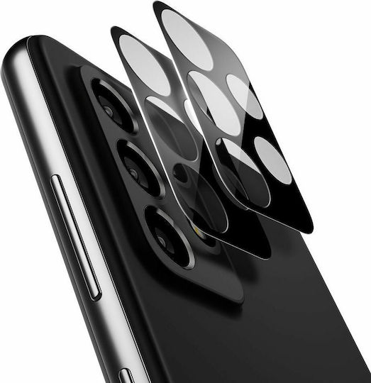 Spigen Optik Lens Protector Προστασία Κάμερας Tempered Glass Μαύρο για το Galaxy A72