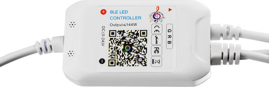 GloboStar Ασύρματο RGB Controller Bluetooth με Τηλεχειριστήριο 73431