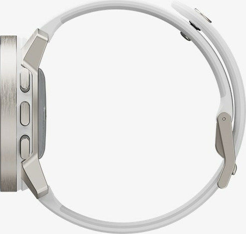Suunto 9 Peak Titanium 43mm Waterproof Smartwatch with Heart Rate Monitor (Birch White)