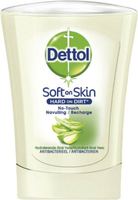 Dettol Aloe Vera Soft On Skin Hard on Dirt No-Touch Recharge Creme Seife 6x1500ml