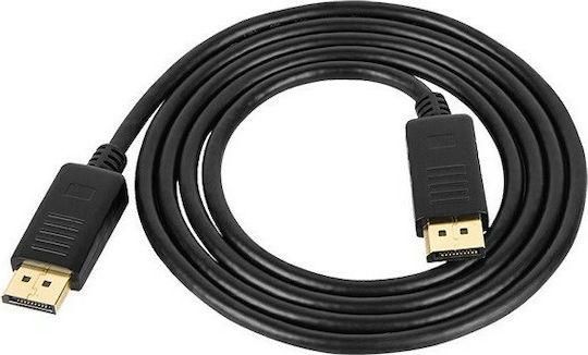 Unitek Cable DisplayPort male - DisplayPort male 5m Μαύρο (Y-C610BK)