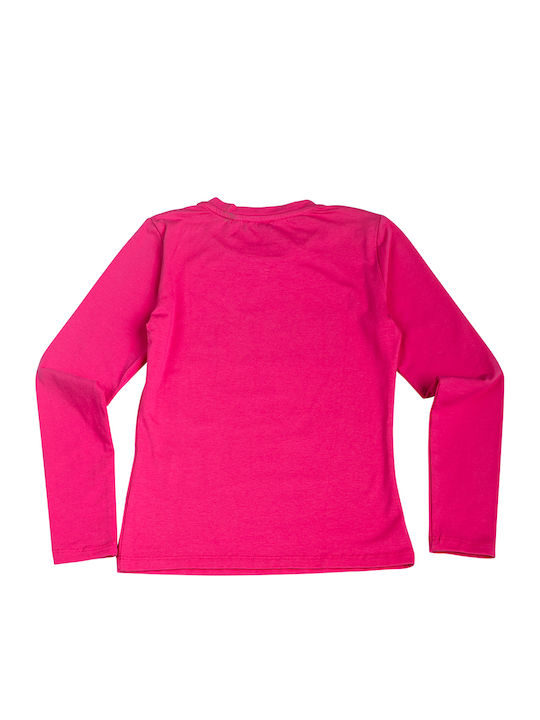 Fuchsia blouse for girls (5-14 years old)