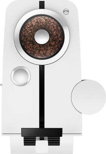 Jura ENA 4 Full Nordic White Αυτόματη Μηχανή Espresso 1450W Πίεσης 15bar με Μύλο Άλεσης Λευκή