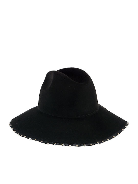 Emporio Armani Καπέλο Fedora Μαύρο
